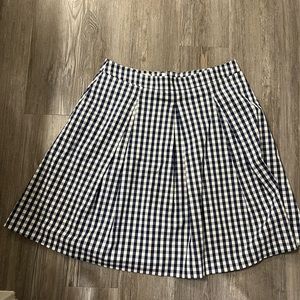 Gingham Brooks Brothers A-line skirt